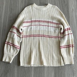 Urban Outfitters Snuggle Up Striped Tunic Sweater